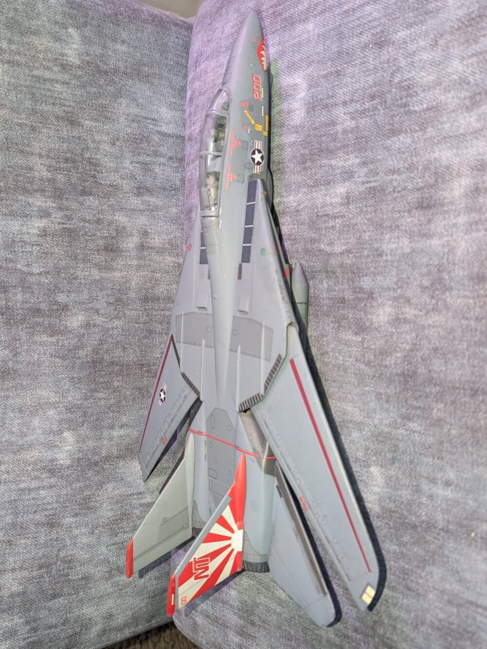 Vintage Tomcat Navy Jet Plane Hooch Roberts Sea Drift. TX, VF-111, F-14A, 127352
